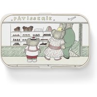 Babar Elephant Bento Box, Cute French Bakery Patisserie Children's Book Art