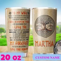 Custom Love Tumbler For Couple, Custom Valentine Tumbler