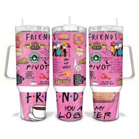 Pink Friends Sublimation 40oz Tumbler