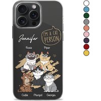 I'm A Cat Person Custom Gift For Cat Lovers Personalized Phone Case