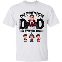 Halloween This Spooktacular Dad Belongs To Doll Kids Personalized Shirt