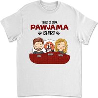 Pawjama Shirt Couple - Personalized Custom Unisex T-shirt