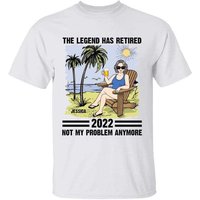 Legend Has Retired Summer Personalized Unisex T-shirt