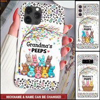 Grandma's Peeps Easter Bunny Personalized Phone Case