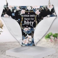 Officer Report For Booty - Personalized Police Officer Funny Gift Women Briefs
