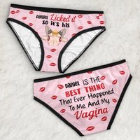 The Best Thing - Personalized Couple Gift For Her Lace Border Women Briefs