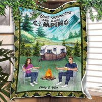 Couple Rv Camping Blanket
