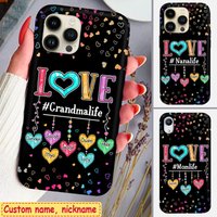 Grandma Mom Love Nanalife Custom Names Mother's Day Gift Birthday Family Gift Phone Case