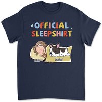 Sleeping Dog Sleepshirt Version Dog Lover Personalized Unisex T-shirt