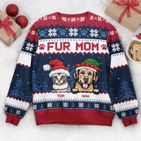 Christmas Pet Parents - Personalized Ugly Sweater