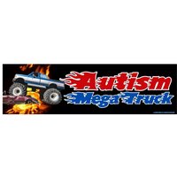 Autism Mega Truck Magnet | Satire | Gen Z Humor