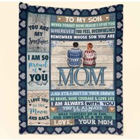 To My Son And Daughter Blanket - Personalized Blanket
