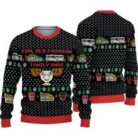 Christmas Vacation Fun Old Fashioned Family Xmas Ugly Sweater