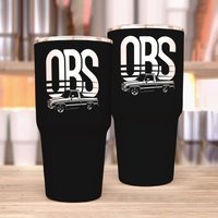 Obs Old Body Style Lowered Truck Vintage Car Show Tumblers 30 Oz