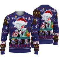 Dragon Ball Anime Merry Xmas, Santa Trunk All-over Print Thicken Ugly Sweater