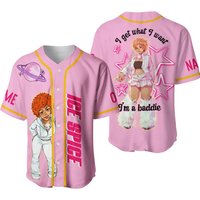Ice Spice I Get What I Want Im A Baddie Personalized Baseball Jersey