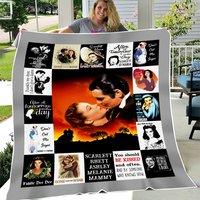 Gone With The Wind Fleece Blanket