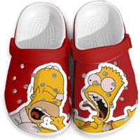 Custom Name The Simpsons Tv Series Clog, The Simpsons Summer Shoes