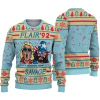Flair 92 Savage Ugly Christmas Sweater