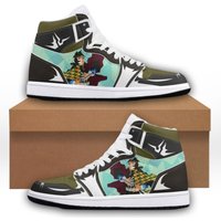 Demon Giyu Tomioka Jd1 Anime Shoes Mid Top Sneakers