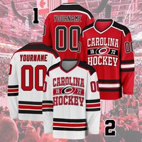 Customized Carolina Ice Hockey Jersey, Hurricanes Hockey Jersey