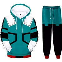 Midoriya Izuku Cosplay Hoodie Pants 3d Print