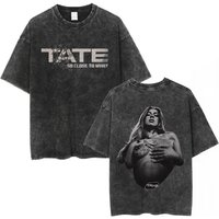 Tate Mcrae So Close To What Vintage Double Sided Mineral Wash T-shirt, Miss Possessive 2025