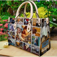 Alan Jackson Music Leather Bag Handbag, Alan Jackson Woman , Alan Jackson Lover's