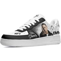Eminem Leather Low Top Sneakers, Gifts For Fan