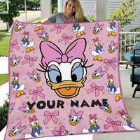 Personalized Name Disneyyy Daisy Duckk Blanket
