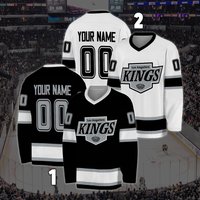 Personalized Los Angeles Kings Hockey Jersey, Jersey For Men With Your Team Name, Fan Hockey Jersey