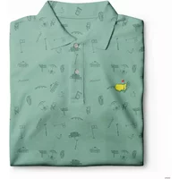 Masters Golf Polo Shirt 2024 Pga Performance Outdoors Shirt Logo Printed Gift