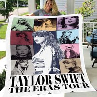 Taylorr Swifts Erass Tourr Fleece Blanket, Taylorr Swifts Fleece Blanket