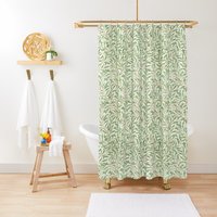 William Morris Pattern - Flowers & Leaves Shower Curtain