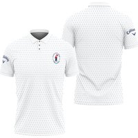 124th U.s. Open Pinehurst Golf Polo Shirt Callaway Cup Pastel Blue Polo Shirt