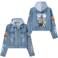Taylorr Swifts Denim Jacket, Vintage 90s Denim Jacket