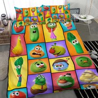 3pcs Bedding Sets Veggie Tales In The House Comforter Sets All Season For Kids