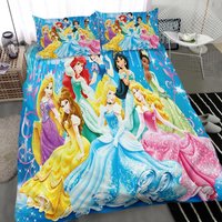 Disneyyy Princess Fairy Tales Bedding Snoww Whitee 3d Print Bedding Set, Bedroom Decor