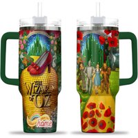 The Wizard Of Oz Tumbler 40oz Printed, 1939 90s Tumbler Cup, Movies Gift, Insulated Tumbler, There's No Place Like Home Tumbler