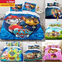 Paw Patrol Bedding Set Duvet Covers Pillowcases Single Double Queen