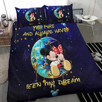 Personalized Mickeyy & Minniee You Are And Always Have Been 3d Quilt Bedding Set