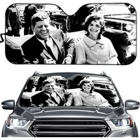Jfk & Jackie Auto Sun Shade, The Kennedy Family Car Windshield