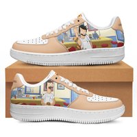 Bob Belcher Bob's Burger Sneaker Leather Sneaker Men And Women
