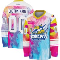 Personalized Blue Ridge Bobcats Autism Awareness Night Special Hockey Shirt G