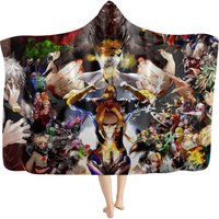 Hero Anime Hooded Blankets, Boku No Hero Academia Character Hooded Blanket