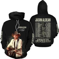 Jason Aldean Highway Desperado Tour 2024 3d Hoodie 3d