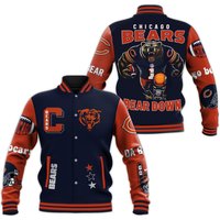 Chicago Bear Baseball Jacket
