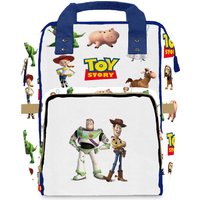 Toy Stories Diaper Backpack - Buzz & Woodyy Nylon Bag