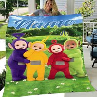 Customizable Teletubbies Fleece Blanket