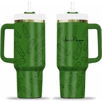 Custom Pickle Engraved 40oz Tumbler, Fruits Tumbler, Gift For Her, Funny Tumbler